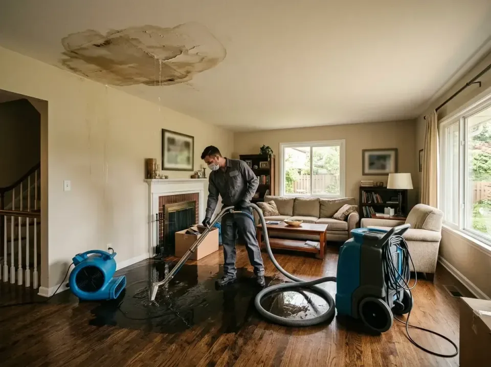 attic-pipe-burst-ceiling-drip-008 — frequently asked questions, Water Damage Restoration & Carpet Care in Mount Vernon, IL
